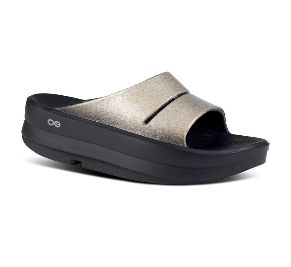 Oofos Women's Oomega Ooahh Luxe - Slide Metallic ( GJUFO-4368 )